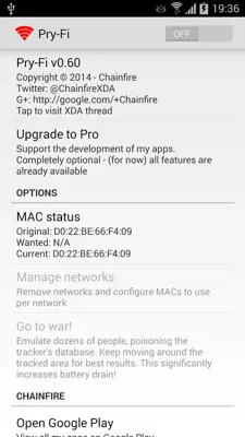 Pry-Fi android App screenshot 5